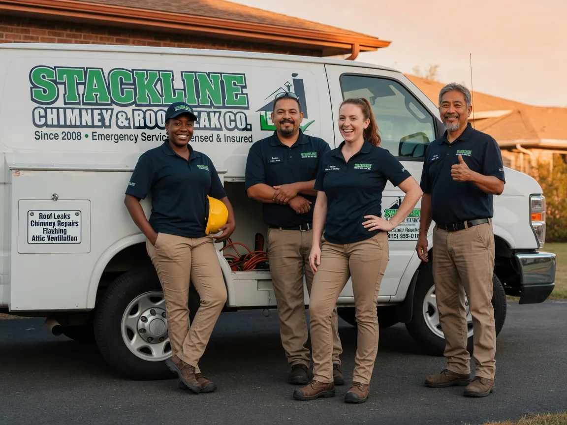 Chimney flashing repair company in Vincent, OH